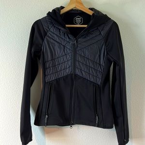 Black Asics running zip up H1 jacket size Xs
